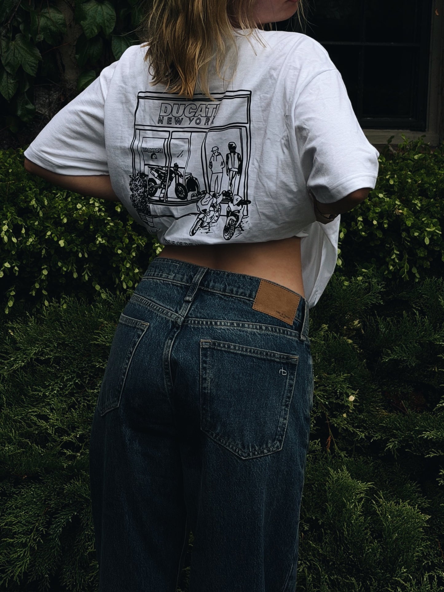 Ducati New York Sixth Ave Tee - White