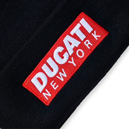 Ducati New York Box Logo Beanie - Black