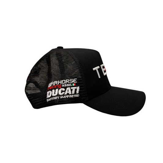 Warhorse HSBK Ducati Flo4Law Team Trucker Hat - Black