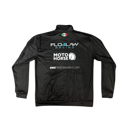 Warhorse HSBK Ducati Flo4Law Racing Team Full Zip Jacket - Black
