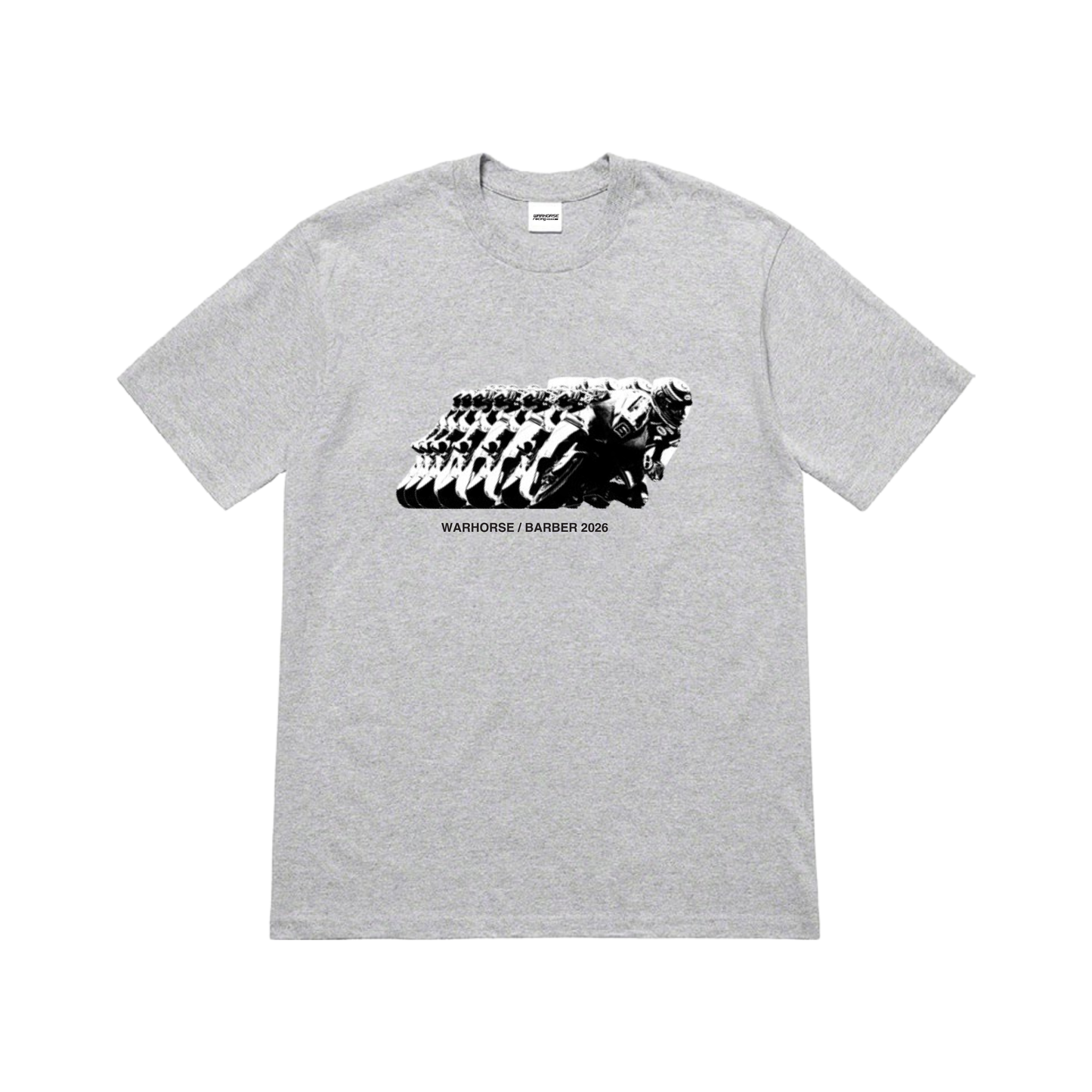 Warhorse HSBK Ducati Flo4Law Barber Limited Edition Tee - Athletic Heather