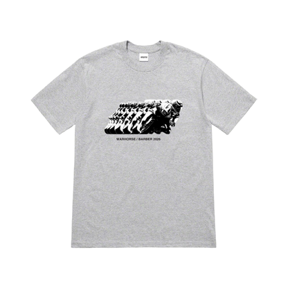 Warhorse HSBK Ducati Flo4Law Barber Limited Edition Tee - Athletic Heather