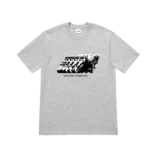 Warhorse HSBK Ducati Flo4Law Barber Limited Edition Tee - Athletic Heather