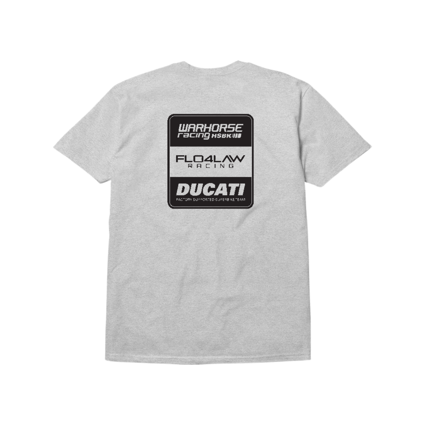 Warhorse HSBK Ducati Flo4Law Barber Limited Edition Tee - Athletic Heather