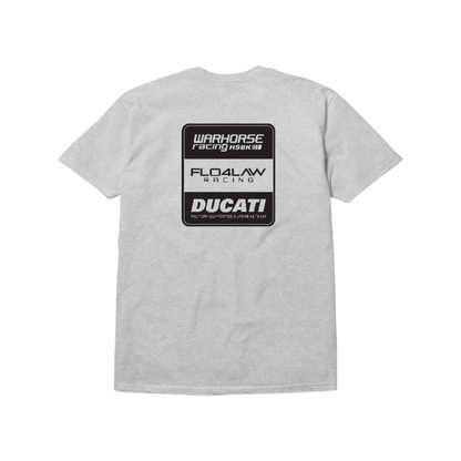 Warhorse HSBK Ducati Flo4Law Barber Limited Edition Tee - Athletic Heather