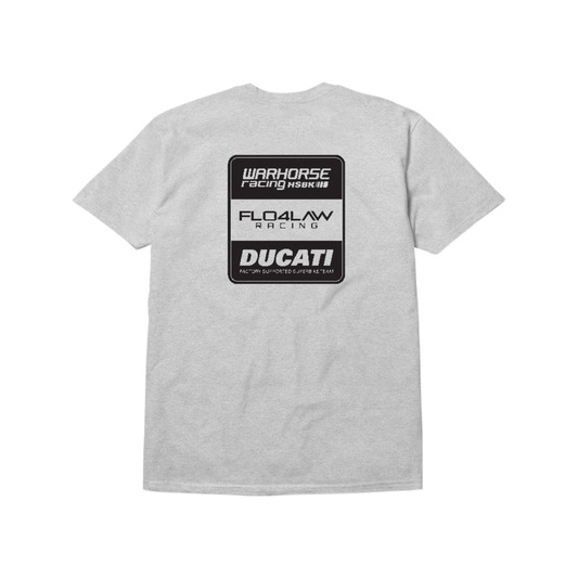 Warhorse HSBK Ducati Flo4Law Barber Limited Edition Tee - Athletic Heather