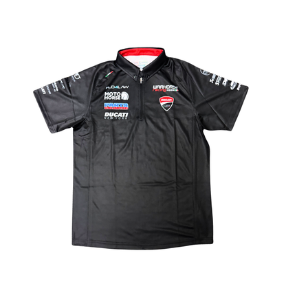 Warhorse HSBK Ducati Flo4Law Racing Team Polo - Black