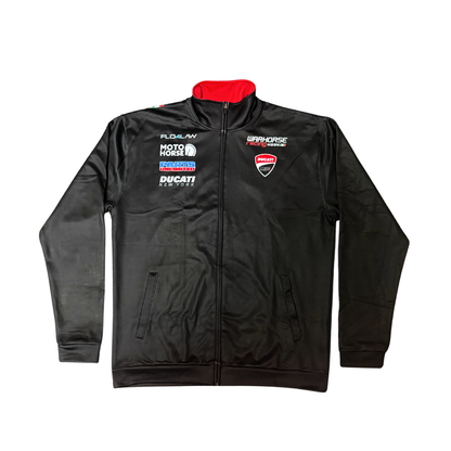 Warhorse HSBK Ducati Flo4Law Racing Team Full Zip Jacket - Black