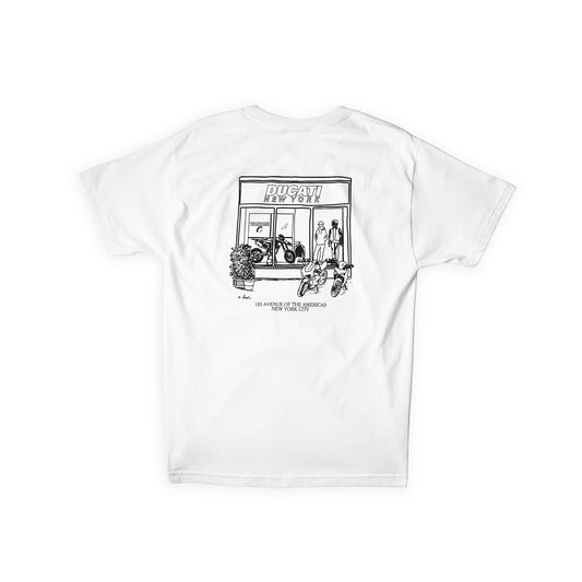 Ducati New York Sixth Ave Tee - White