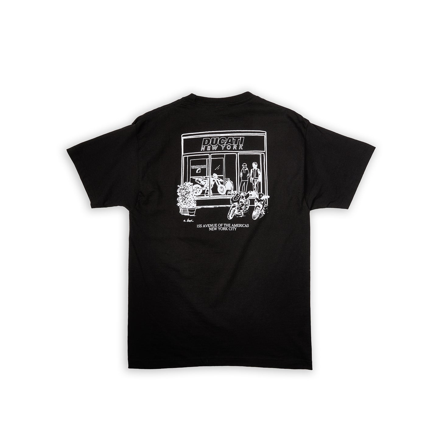 Ducati New York Sixth Ave Tee - Black