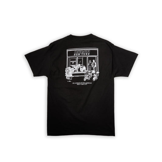 Ducati New York Sixth Ave Tee - Black