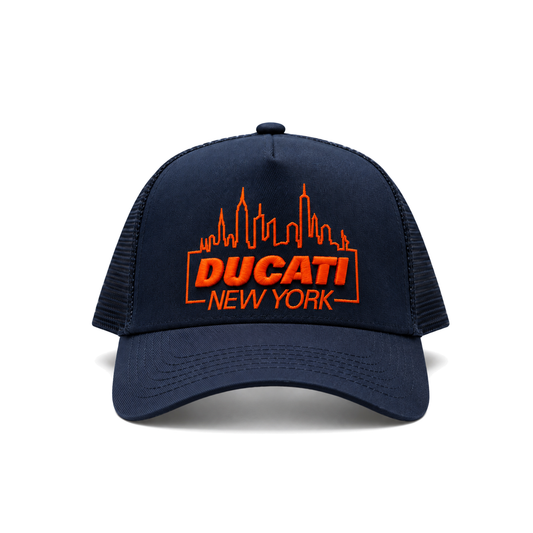 Gorra Ducati New York con logo en caja - Negra