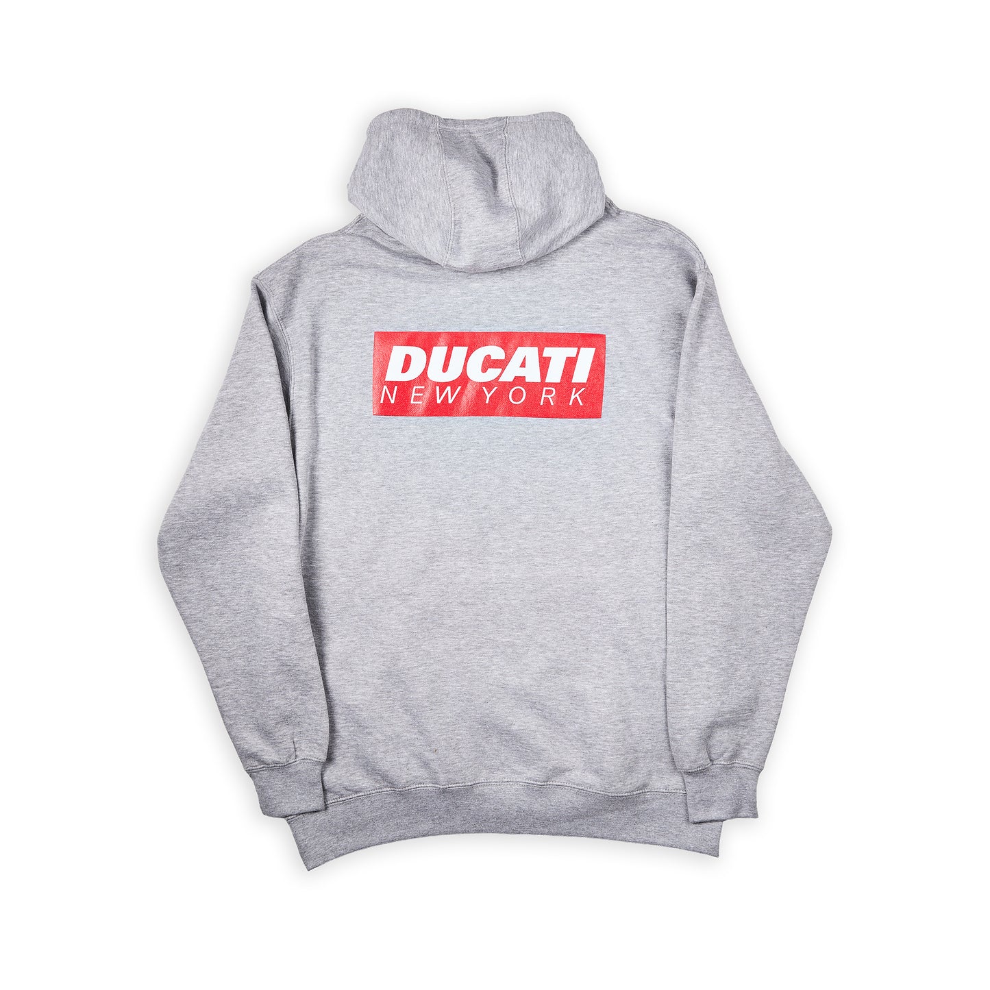 Ducati New York Box Logo Hoodie - Gray