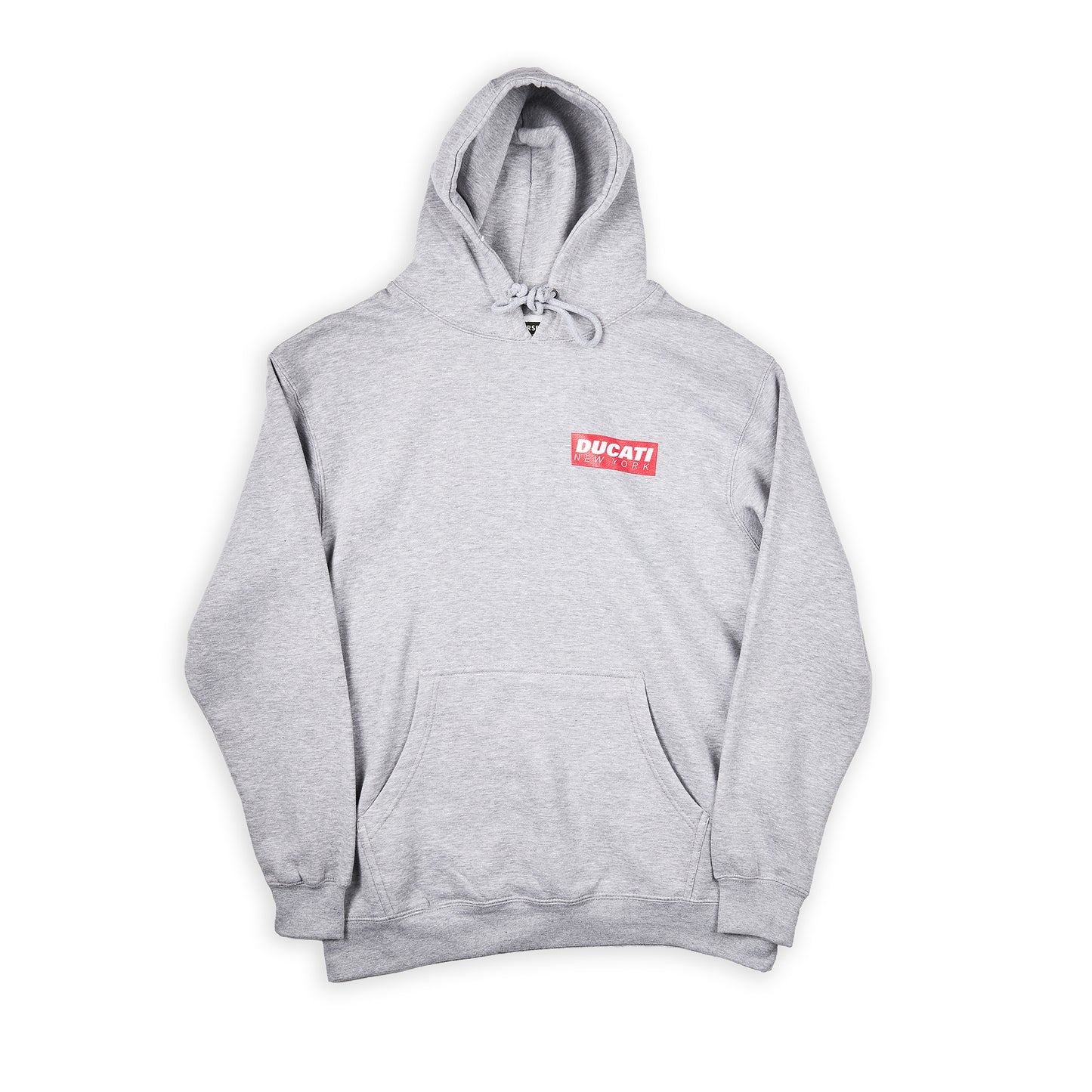 Ducati New York Box Logo Hoodie - Gray