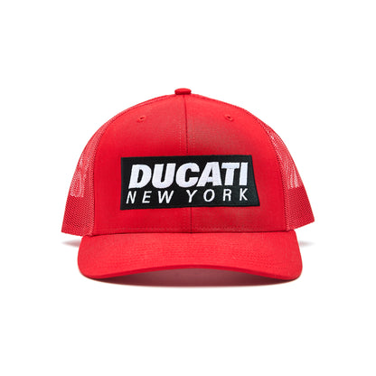 Ducati New York Box Logo Hat - Red