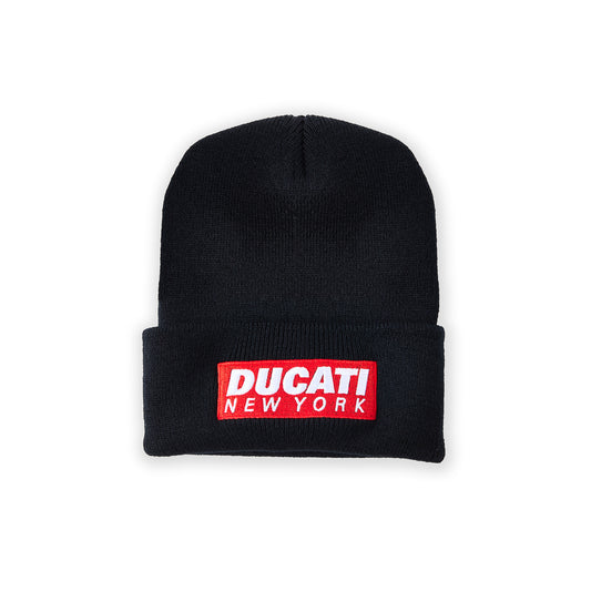 Ducati New York Box Logo Beanie - Black