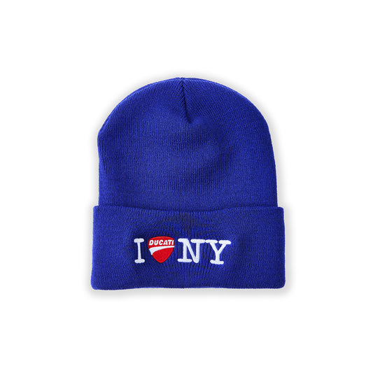 Ducati New York 'I Love NY' Beanie - Blue