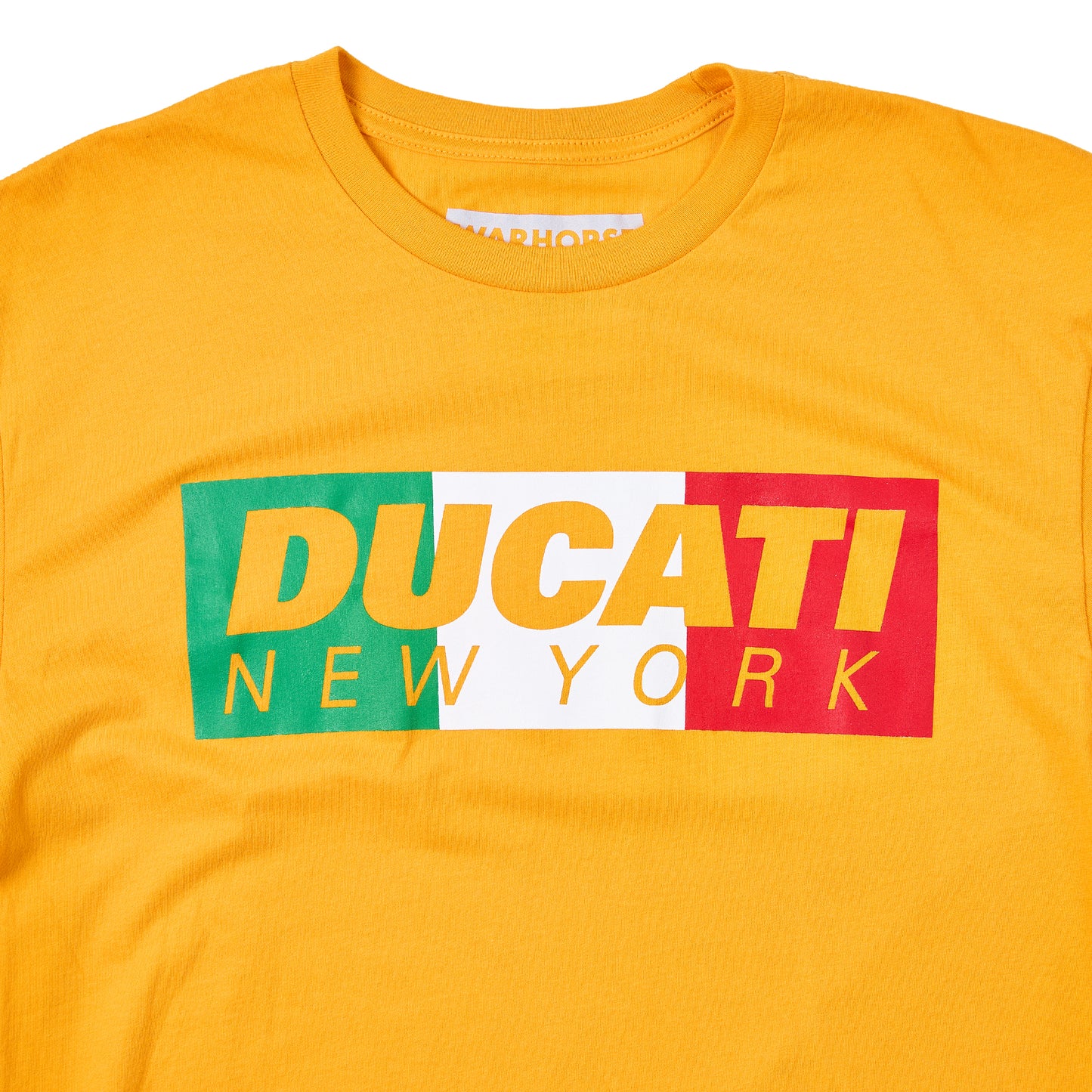 Ducati New York Heritage Logo Tee - Yellow