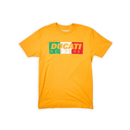 Ducati New York Heritage Logo Tee - Yellow