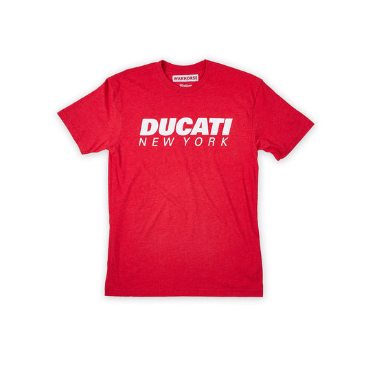 Ducati New York Logo Tee - Red