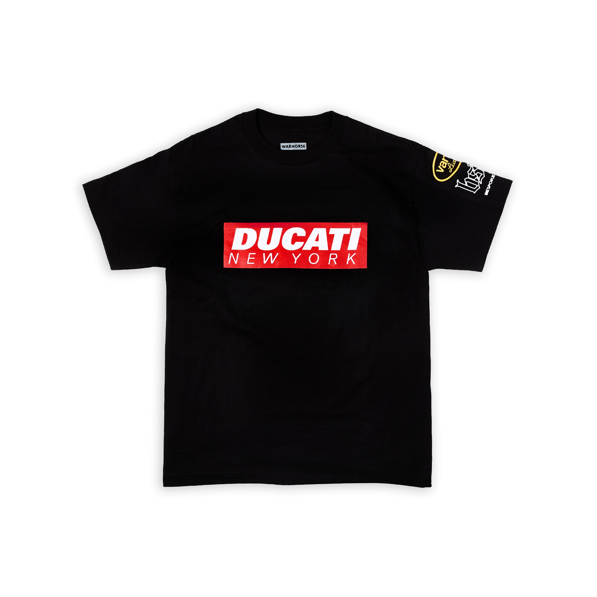 Ducati New York x Vanson Leathers x Bespoke Bike Life Tee - Black