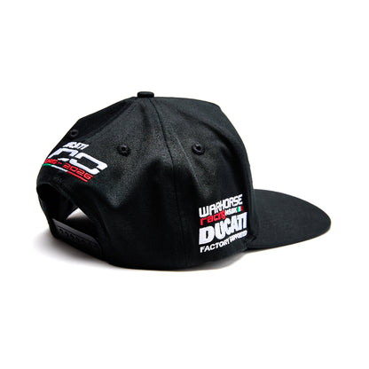 Warhorse HSBK Ducati Flo4Law Team Hat - Black