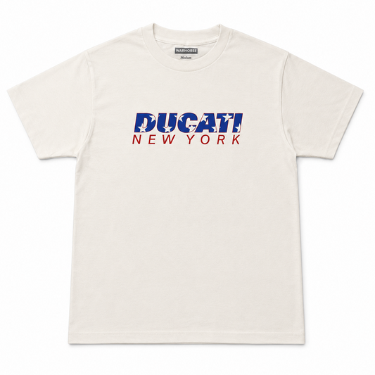 Ducati New York Stars & Stripes Tee - White