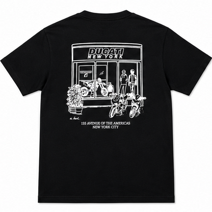 Ducati New York Sixth Ave Tee - Black