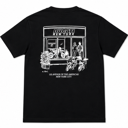 Ducati New York Sixth Ave Tee - Black