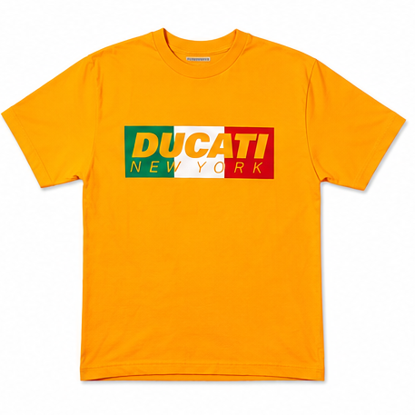 Ducati New York Heritage Logo Tee - Yellow