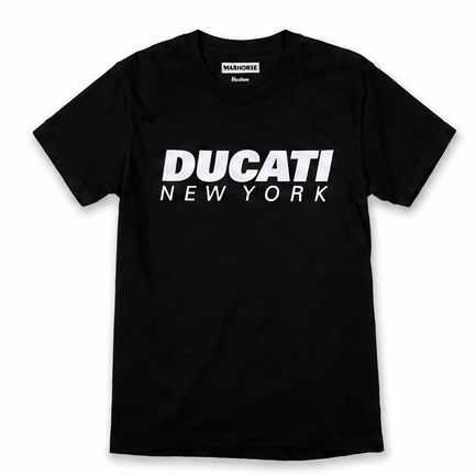 Ducati New York Logo Tee - Black