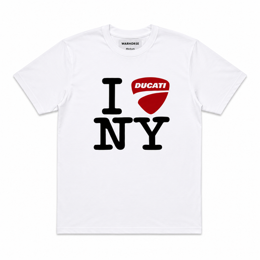 Ducati New York 'I Love NY' Tee - White