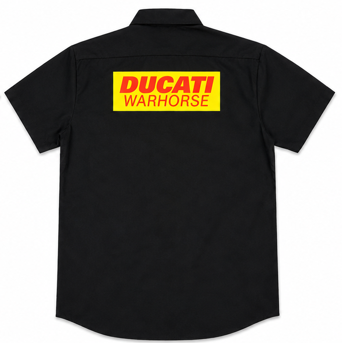 ‘Ducati Warhorse’ Mechanic Shirt - Black