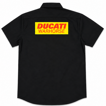 ‘Ducati Warhorse’ Mechanic Shirt - Black