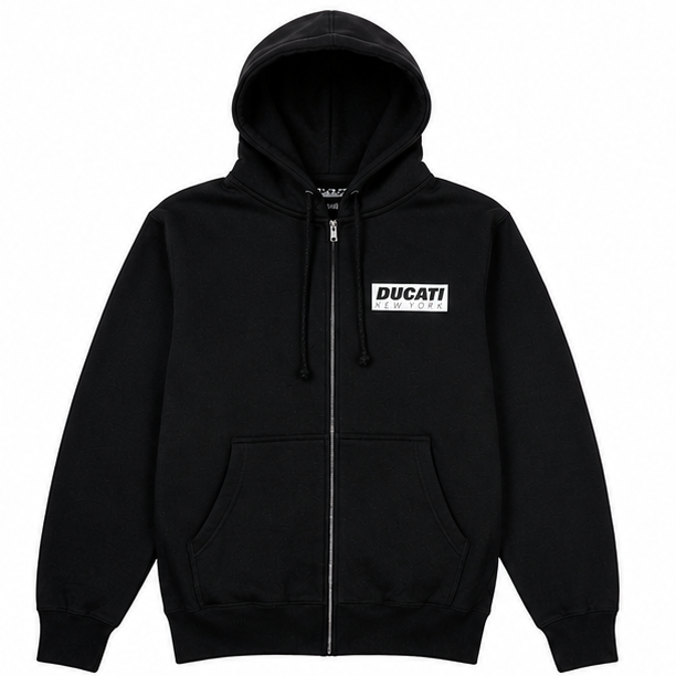 Ducati New York Full-Zip Hoodie - Black
