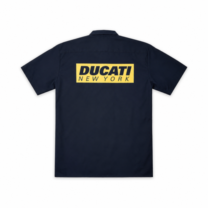 Camisa de mecánico Dickie's Ducati New York - Azul marino