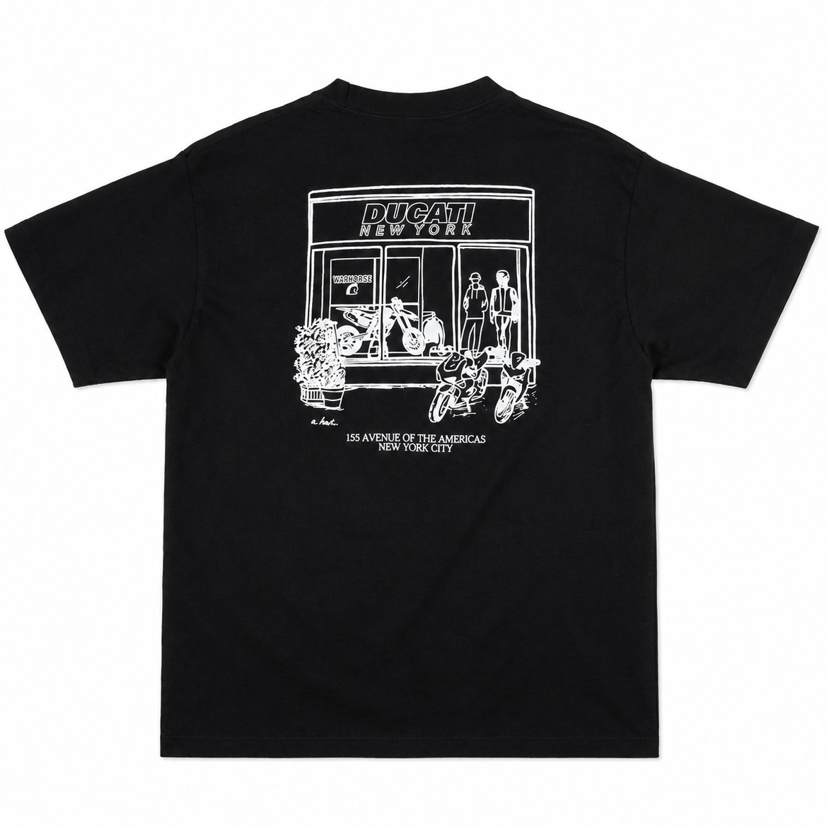 Camiseta Ducati New York Sixth Ave - Negra