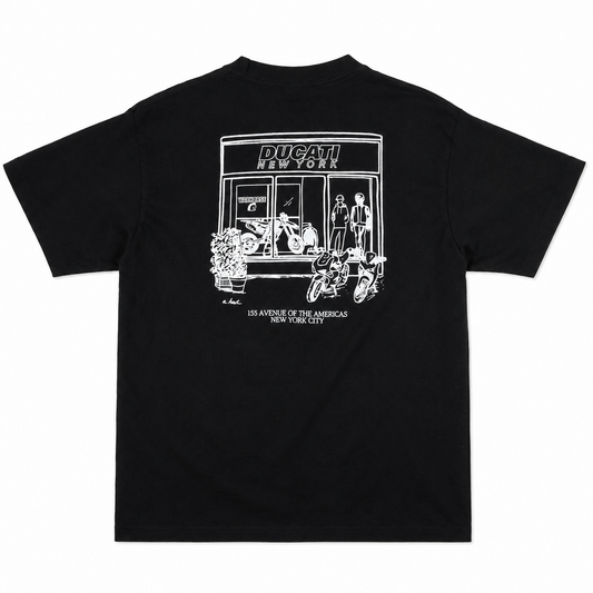 Camiseta Ducati New York Sixth Ave - Negra